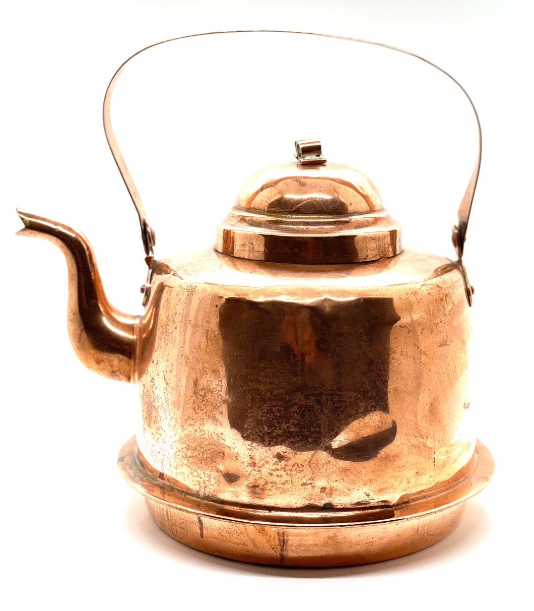 Vintage Copper Tea Coffee Kettle OPA Helsinki Finland - RARE